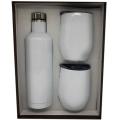 3 In 1 Gift Wine Set Beer Set with Seal Lid Thermo Mug Travel Set B
