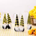Bee Festival Gnomes Plush Toy for Kids Gifts Ornaments Rudolph A