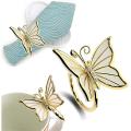 Butterfly Napkin Rings Set Of 4 for Family Gathering, Dinner(golden)