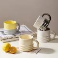 Electroplating Ceramic Mugs Coffee Cups Tea Cold Drink Juice Mug B