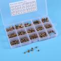 370pcs M2 M3 Internal Thread Knurled Nut Brass Insert Nut Sorting Kit