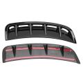 Front Bumper Air Outlet Stickers Trim Cover for Mercedes Benz Black