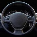 Carbon Fiber Steering Wheel Trim Cover for Interior Decoration Abs