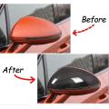 For -porsche Macan 2014-2022 Carbon Fiber Side Rearview Mirror Cover