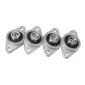 4pcs Kfl08 Pillow Block 8mm Diameter Rhombic Flange Bearing for Cnc