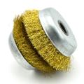 10pcs 80mm Rust and Deburring Wire Brush Grinder Bowl Type Wire Wheel