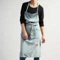 1 Denim Apron with Pockets for Baking, Painting,gardening,light Blue