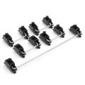 Plate Mounted Stabilizers 6.25x 2x for Mechanical Keyboard (black)