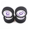 4pcs Front and Rear Tires Wheel Tyre for Wltoys 124019 1/12 Rc Car