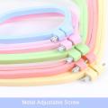 5 Pcs Abs Plastic Embroidery Hoops Set Square Hoops (5 Color)