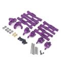 Steering Cup Swing Arm Upgrade Parts Kit for Wltoys Rc Car,purple