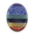 7 Chakra Energy Rainbow Natural Palm Stones Natural Gem Pocket,a