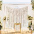 Boho Macrame Tapestry Woven Cotton Handmade Home Decor for Wedding