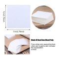 500 Pieces Square Disposable Paper Liner Sheets Bamboo Steamer Paper