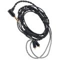 3.5mm Headphone Upgrade Cable with Mic Silver Plated Wire Headset