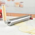 Dough Roller Pin Stainless Steel Cake Pie Rolling Pin Kitchen Tools