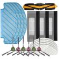 19pcs Filter Brush Mop Cloth Set Vacuum Cleaner Parts Accessories