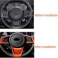 Steering Wheel Panel for Ascent 2019-2022, Impreza 2017-2022, Orange