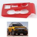 For Ford Bronco Sport Car Center Console Gear Shift Panel Cover, A