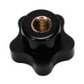 10pcs M8 Female Thread 32mm Star Head Clamping Nuts Knob Grip Handle