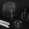 Cake Stand with 15 Plastic Dowel Rods for Multi-tier Cake Decoration