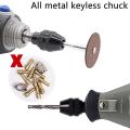 4pcs Quick Change Chuck Keyless Drill Chuck for Dremel Tool 0.4-3.2mm