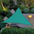 3x3m Waterproof Triple-cornered Outdoor Shade Sail Cloth-green