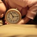 Wooden Clock Snooze Bedside Kids Alarm Clock Circular Wood
