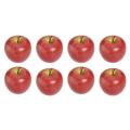 4 Large Artificial Red Apples-decorative Fruit