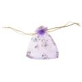 200pcs Butterfly Drawstring Organza Jewellery Candy Bags Purple