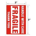 2 Roll/500pcs Fragile Warning Sticker Handle with Care Keep Dry