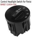 Car Control Headlight Switch Head Light Adjust Knob for Ford Fiesta