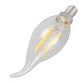 E12 4w Edison Candle Flame Filament Led Light Bulb Lamp 12.5*3.5cm