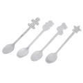 20pcs Spoon Set Xmas Creative Stainless Steel Coffee Scoop Tea Spoons