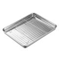 Toaster Oven Tray Set, with Cooling Rack,dishwasher Safe Small