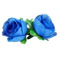 50 Nstliche Rosen, 3cm Grohochzeitsdekoration, Marineblau