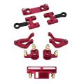 Car Parts Metal Upper Lower Swing Arm Steering Cup Knuckle Set,red
