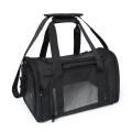 Travel Pet Carrier Puppy Cat Carriers Collapsible Dog Carrier Black