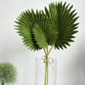 3pcs Artificial Palm Leaves Bunch Green Fake Plants Home Decoration