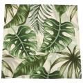 Plants Pattern Linen Waterproof Tablecloths Decorative 90x90cm