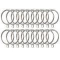 40 Pack Curtain Rings, 38mm Internal Diameter Iron Curtains Rings