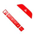 For Toyota Car Headlight & Warning Light Button Sticker,red