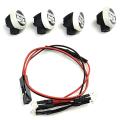 4pcs/set Led Light  for 1/24 Axial Scx24 Axi00001 Rc Car Parts