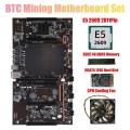 X79 H61 Btc Mining Motherboard with E5 2609 Cpu 4gb Memory 120g +fan