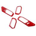 Door Inner Handle Cover Stickers for Ford Bronco 21-22,red