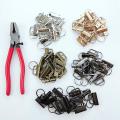 32mm 5 Colors Key Fob Hardware with Key Fob Pliers, with Jaws