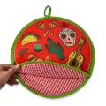 12inch Cloth Bag for Burrito,for Microwave Restaurant Food Pancake,a