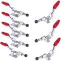 8pcs Vertical Toggle Clamp Capacity 99lbs 16mm Plunger Clamp Gh-301a