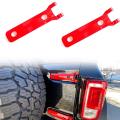 Tailgate Hinge Cover Rear Door Hinge Liftgate Trim, Abs Red