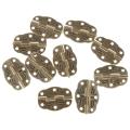 10pcs Antique Bronze Alloy Hinge for Diy Crafts Small Drawer